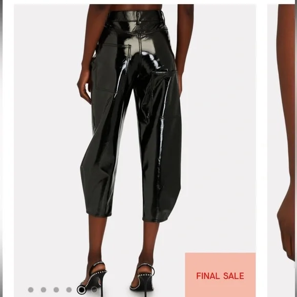 Tibi faux leather sculpted pants 29 - Picture 3 of 11